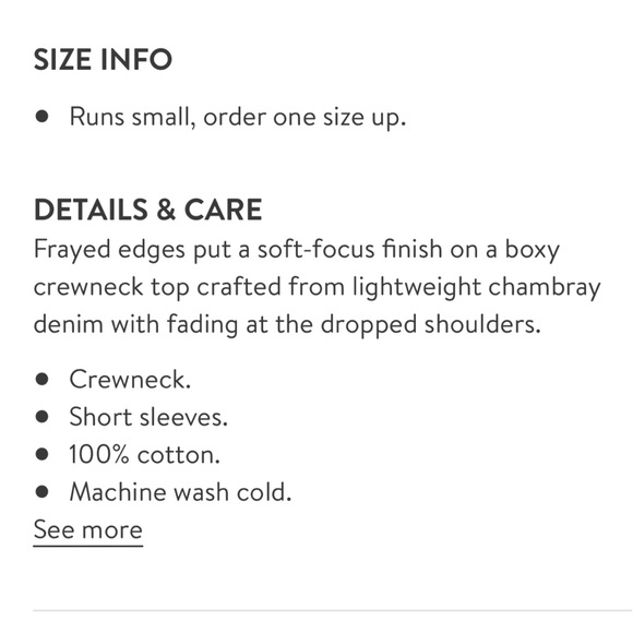 IRO Frayed Edge Denim Top - Picture 6 of 6